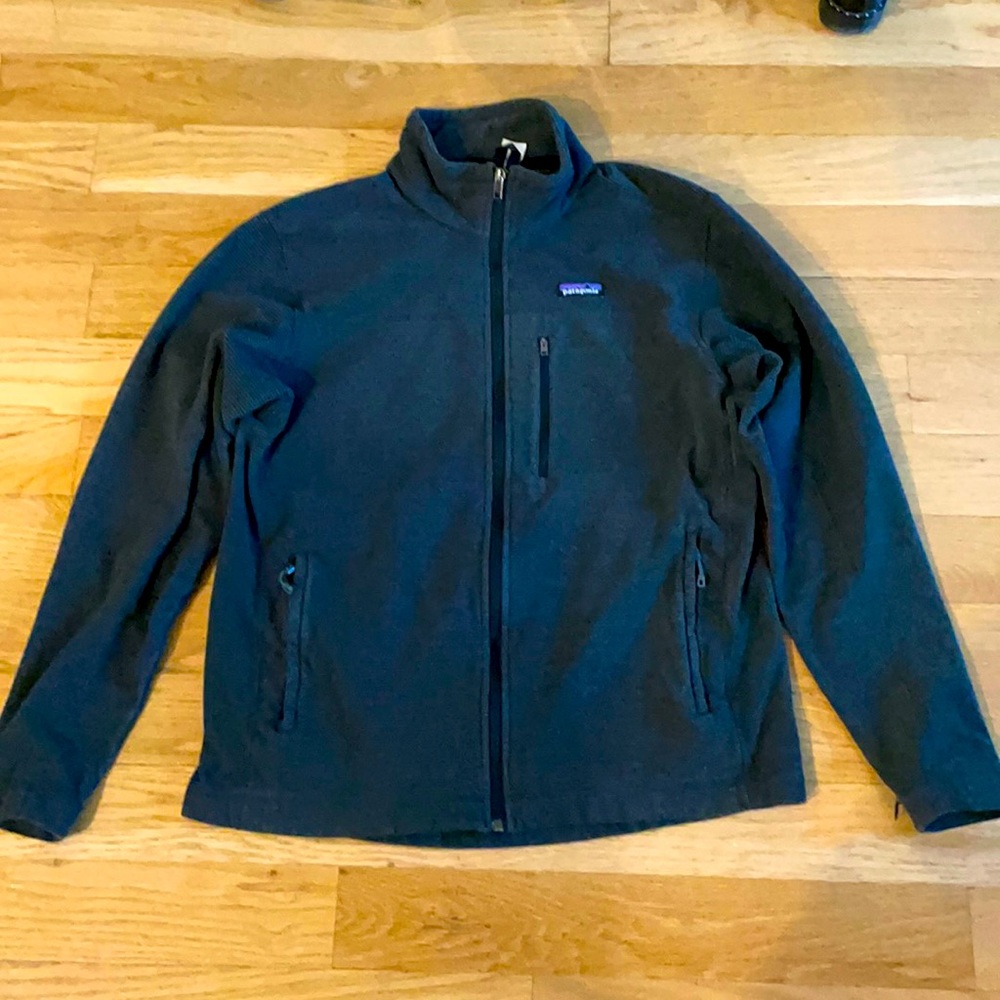 Patagonia Men's Better Sweater Fleece Jacket Charcoal Grey Slim Fit L